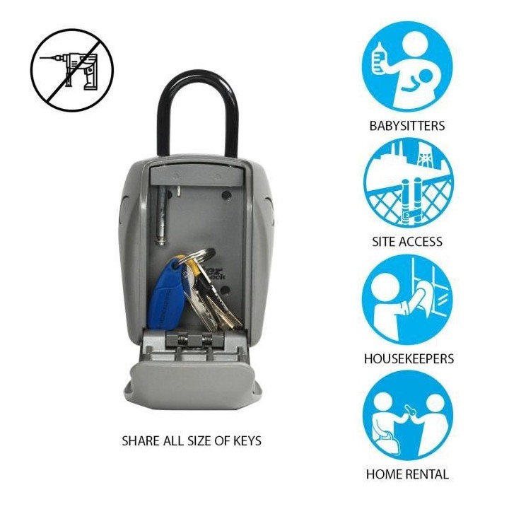 Master Lock Coffre a clés mural renforcé 5414EURD