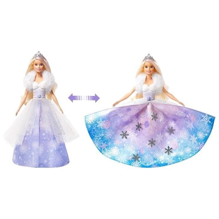 Barbie - Dreamtopia Princesse Flocons - Poupée - Des 3 ans