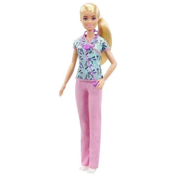 Barbie - Barbie Infirmiere - Poupée Mannequin - Des 3 ans