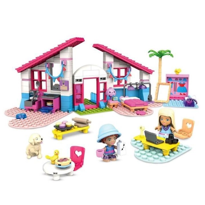 Mega Construx Barbie - Maison a Malibu - Briques de construction - Des