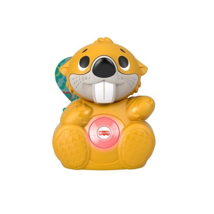 Fisher-Price - Linkimals Hector le Castor - Jouet d'éveil - Des 9 moi