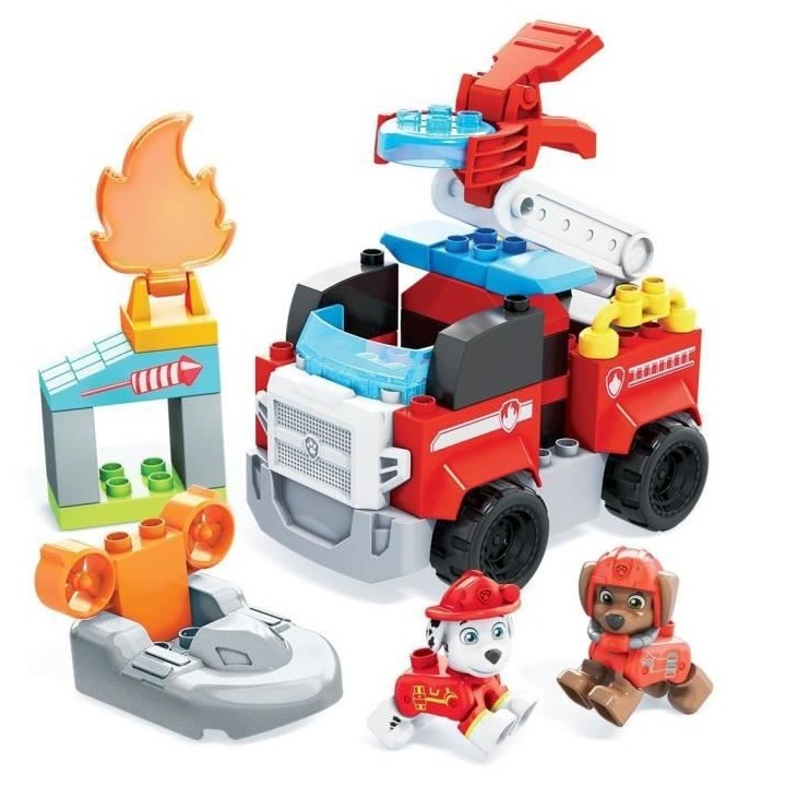 Mega Bloks - Coffret Pompier Pat' Patrouille - Briques de construction
