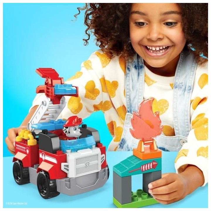 Mega Bloks - Coffret Pompier Pat' Patrouille - Briques de construction