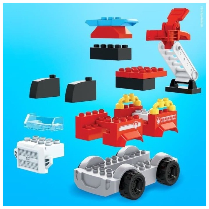 Mega Bloks - Coffret Pompier Pat' Patrouille - Briques de construction