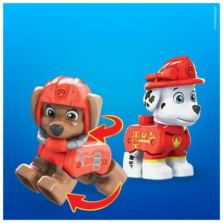 Mega Bloks - Coffret Pompier Pat' Patrouille - Briques de construction