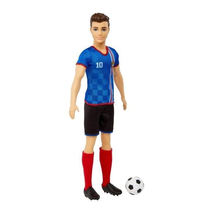 Barbie - Ken Footballeur - Poupée Mannequin - Des 3 ans