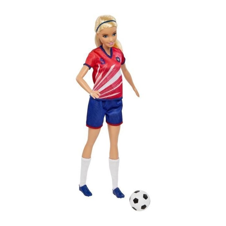 Barbie - Barbie Footballeuse - Poupée Mannequin - Des 3 ans