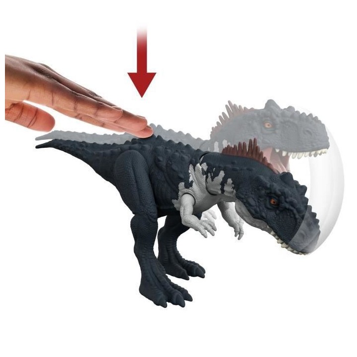 JURASSIC WORLD - Rajasaurus Sonore - Figurines d'action - 4 ans et +