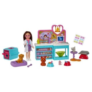 BARBIE - Clinique Vétérinaire Chelsea - Poupée - 3 ans et +