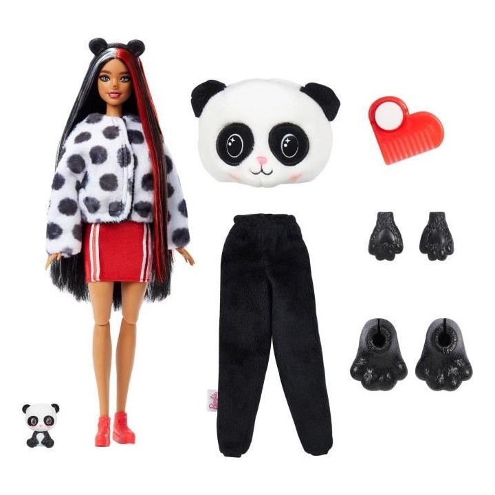 Barbie - Barbie Cutie Reveal Panda - Poupée - 3 ans et +