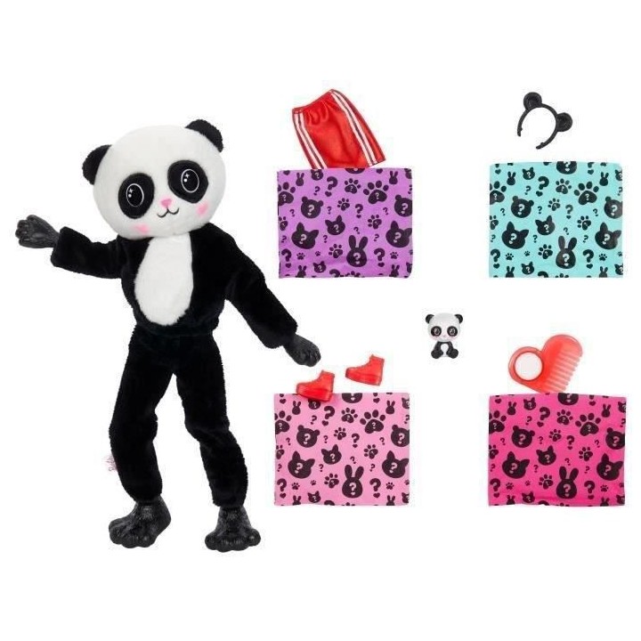 Barbie - Barbie Cutie Reveal Panda - Poupée - 3 ans et +