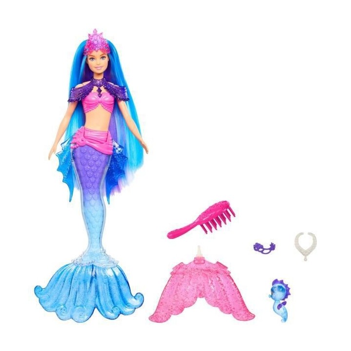 BARBIE - Malibu Sirene - Poupée - 3 ans et +