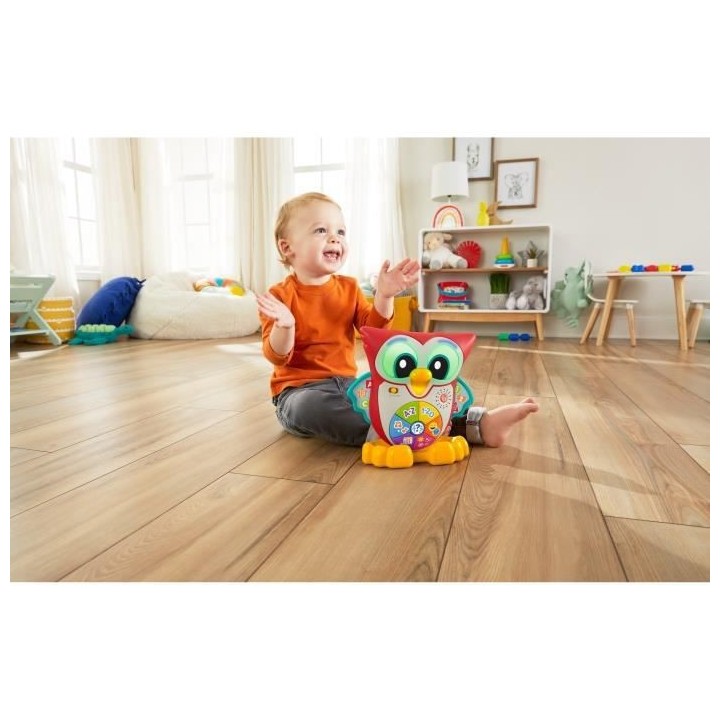 Fisher-Price - Elisabeth La Chouette - Jouet d'éveil 1er age - Des 18