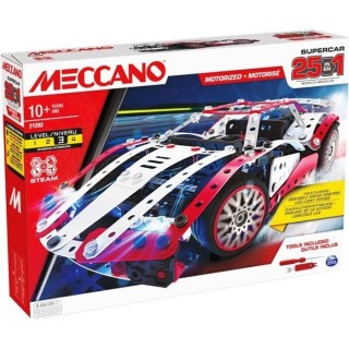 MECCANO - COFFRET SUPERCAR 25 MODeLES MOTORISÉS - 6062054 - Voiture E