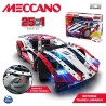 MECCANO - COFFRET SUPERCAR 25 MODeLES MOTORISÉS - 6062054 - Voiture Enfant Motorisée & Jeu de Construction - 25 Modeles a Cons