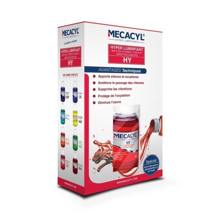 MECACYL HY Hyper-Lubrifiant - spécial boites de vitesses mécaniques