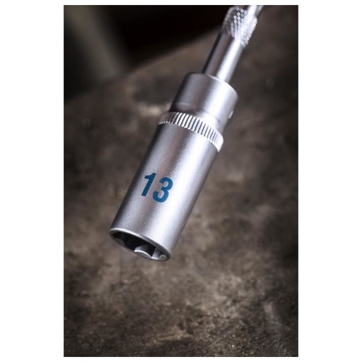 MEISTER Coffret a douilles longues 1/4+1/2 18 pieces