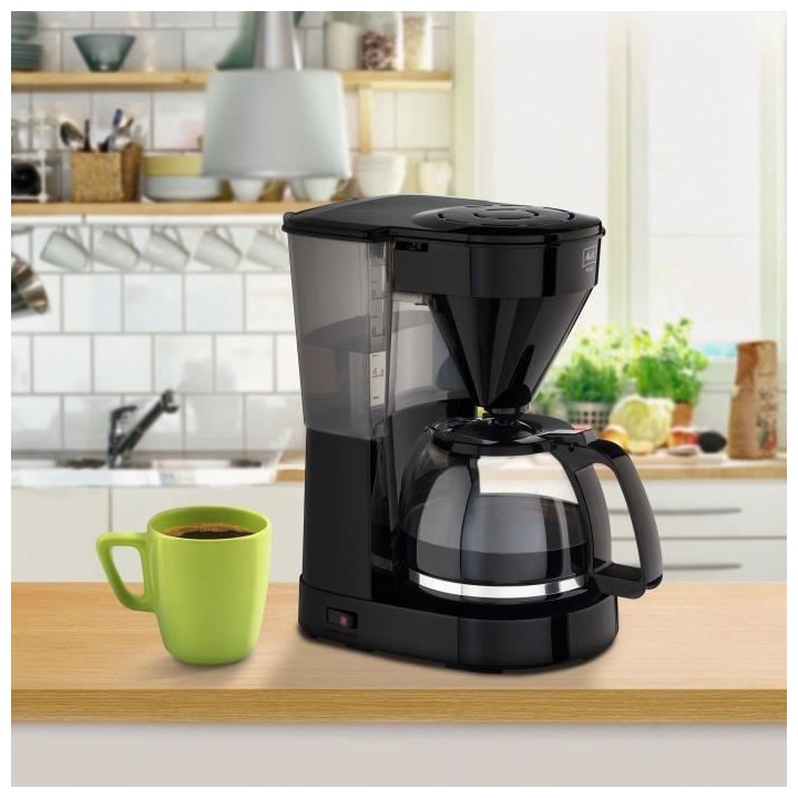 MELITTA Easy II 1023-02 - Cafetiere filtre - 1050 W - Noir