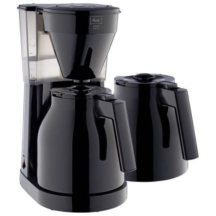MELITTA Easy Therm II - Cafetiere filtre 1L - 1050 W + 2eme verseuse -
