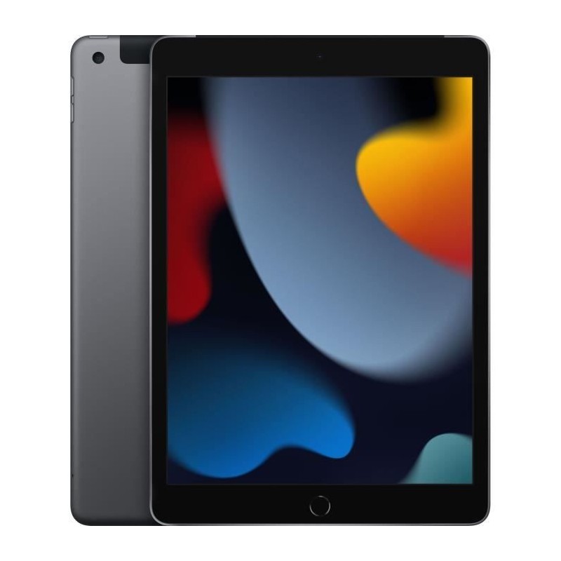 Apple - iPad (2021) - 10,2 WiFi + Cellulaire - 64 Go - Gris Sidéral