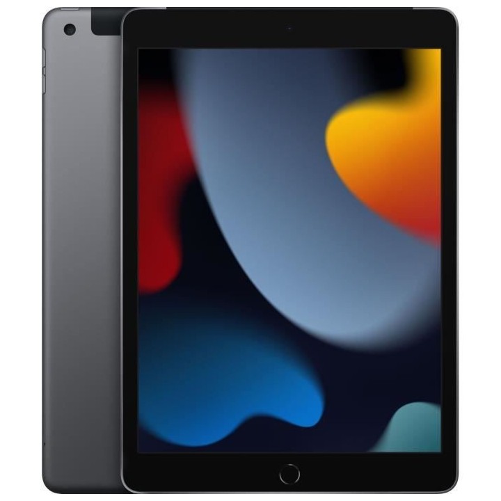 Apple - iPad (2021) - 10,2 WiFi + Cellulaire - 64 Go - Gris Sidéral