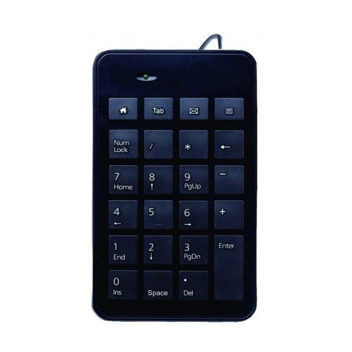 MOBILITY LAB Pavé numérique - USB - Noir - Netbook