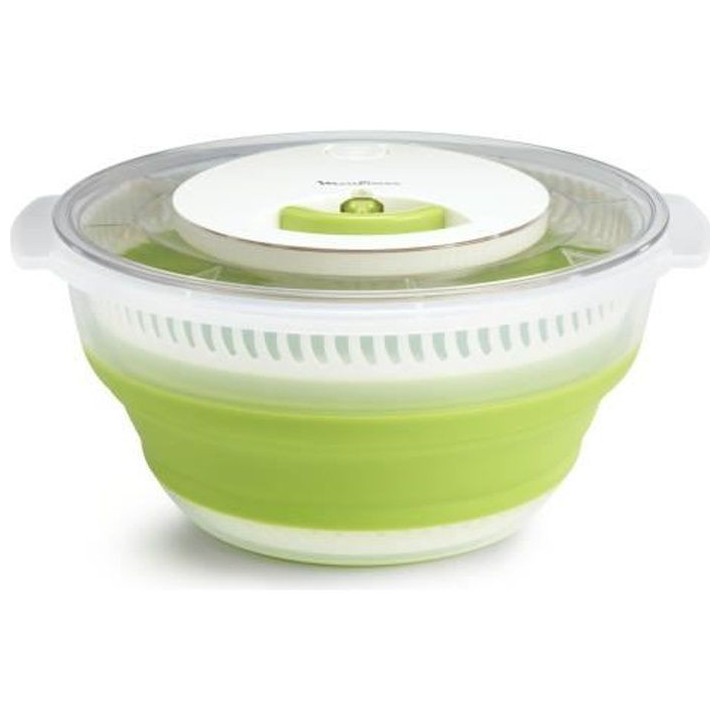 MOULINEX K2530104 Essoreuse a salade rétractable 4L