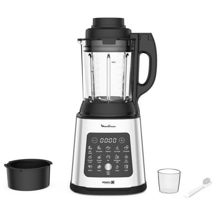 MOULINEX LM83SD10 Perfectmix Cook Blender chauffant, Puissance 1400 W,