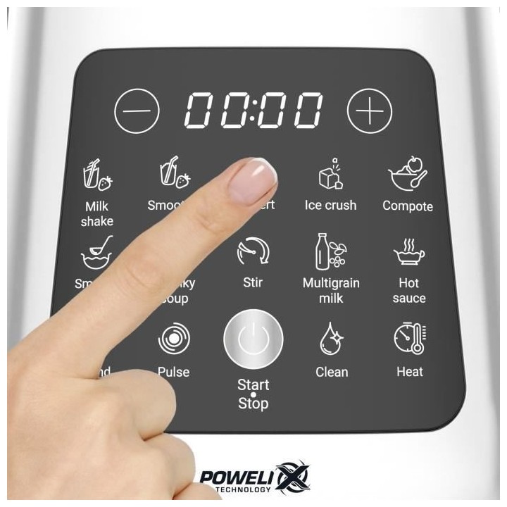 MOULINEX LM83SD10 Perfectmix Cook Blender chauffant, Puissance 1400 W,