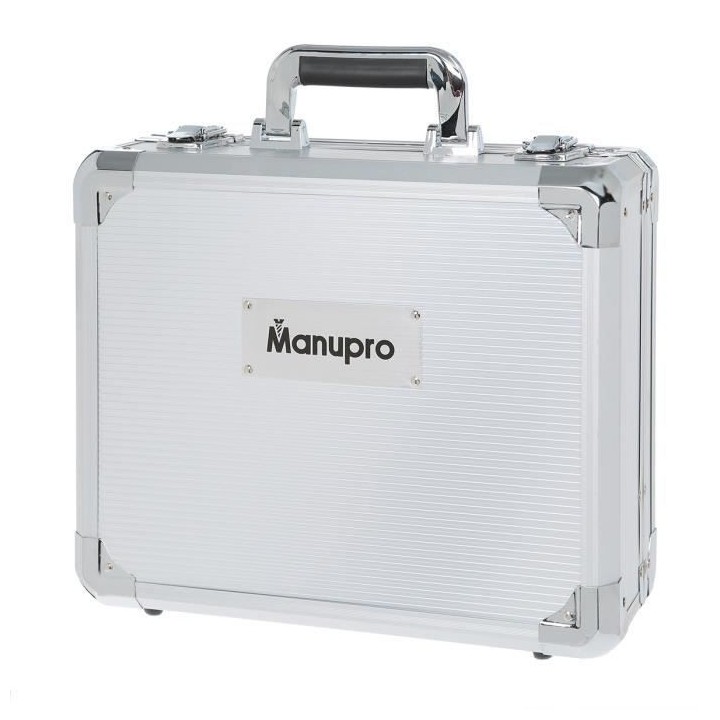 MANUPRO Valise multi-outils en aluminium - 725 outils et accessoires -