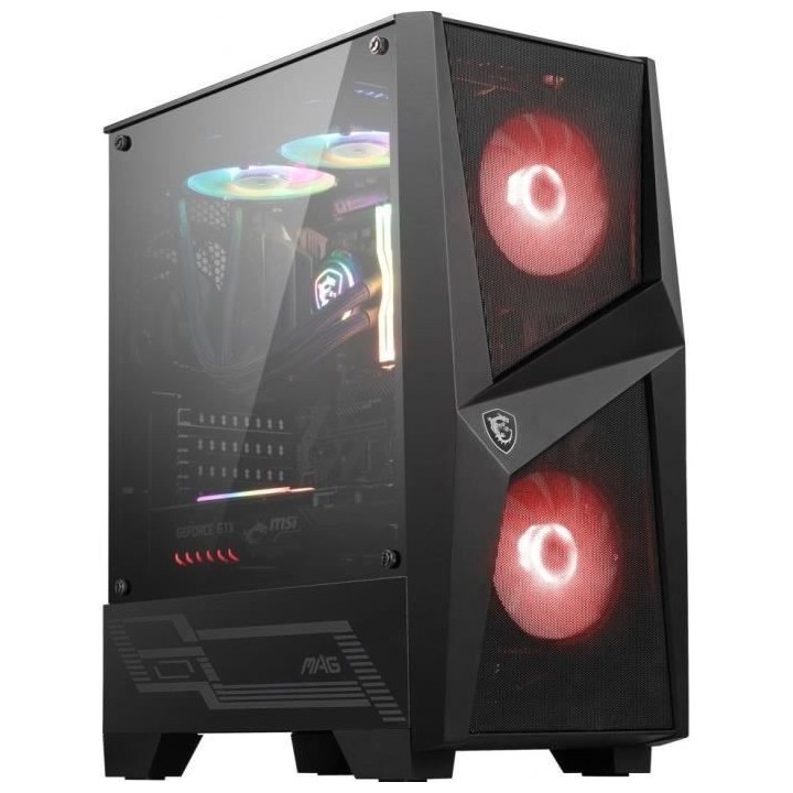 MSI BOITIER PC MAG FORGE 100M - Noir - Verre trempé - Format ATX (306