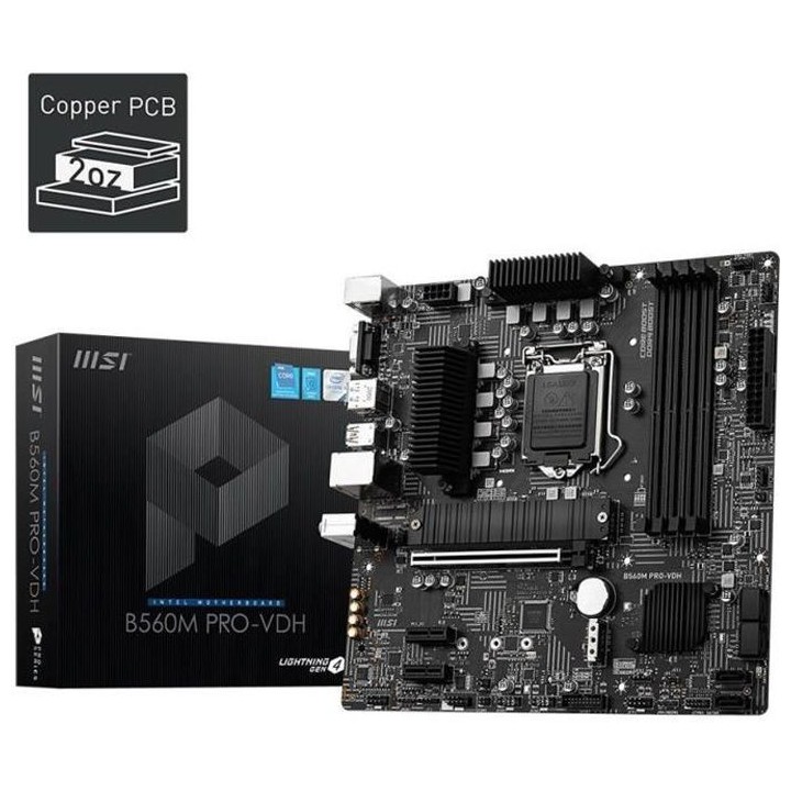 MSI Carte mere B560M PRO-VDH