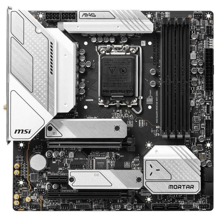 MSI - MAG B660M MORTAR WIFI DDR4 - Carte Mere - Socket LGA 1700 - Chip