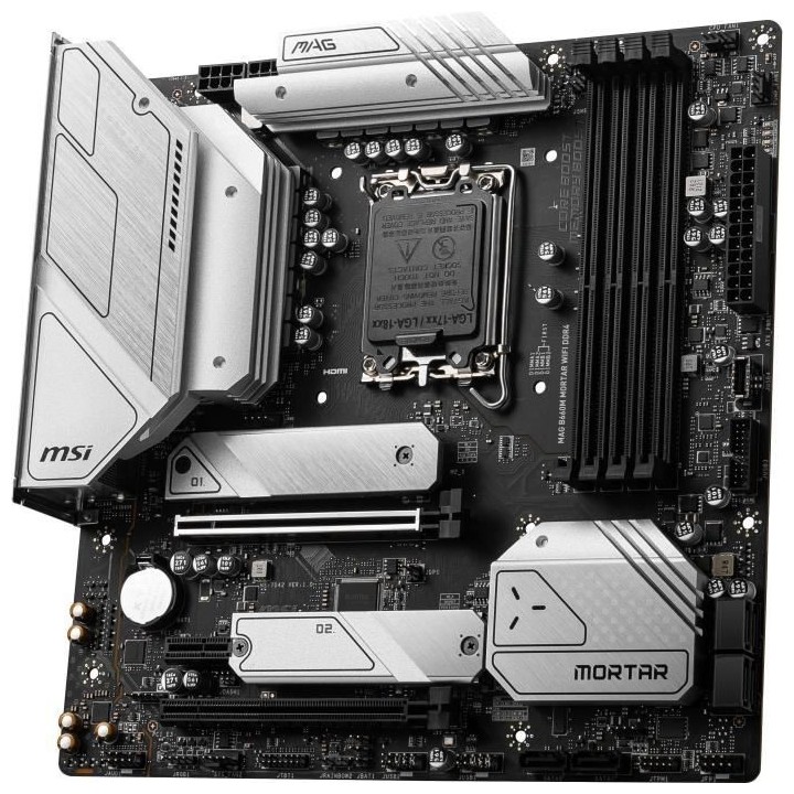 MSI - MAG B660M MORTAR WIFI DDR4 - Carte Mere - Socket LGA 1700 - Chip