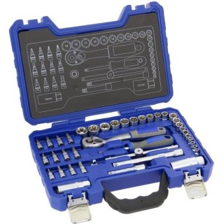 MICHELIN Mallette douilles et embouts 40 pieces 1/4+ 3/8 - Chrome vana