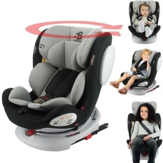SAFETY BABY - Siege auto isofix Seaty groupe 0/1/2/3 (0-36kg) pivotant