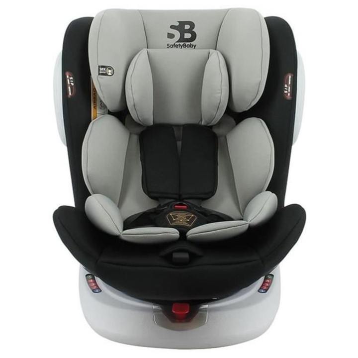 SAFETY BABY - Siege auto isofix Seaty groupe 0/1/2/3 (0-36kg) pivotant