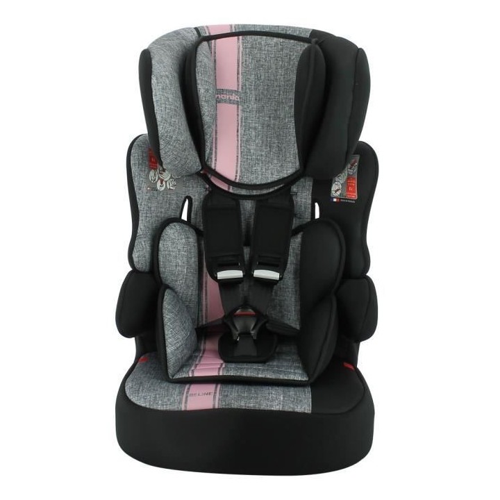 Nania Siege auto BELINE groupe 1/2/3 (9-36kg) - Linea rose