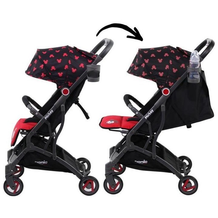 Poussette compacte CASSY NANIA - 6-36 mois - Jusqu'a 15kg - Dossier r