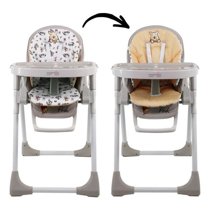 Nania - Chaise haute CARLA de 6 a 36 mois – Inclinable et réglable