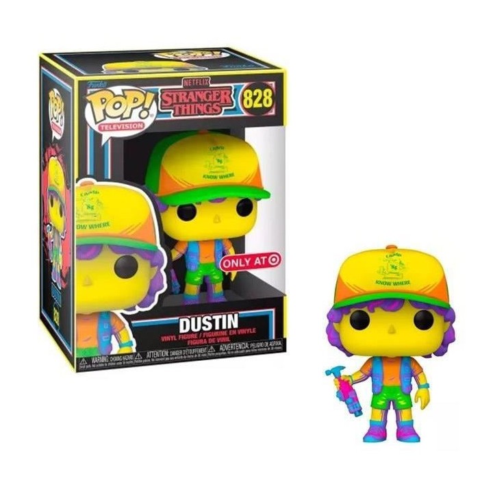 Figurine Funko Pop! TV: ST- Dustin in Beef Tee (Blacklight)