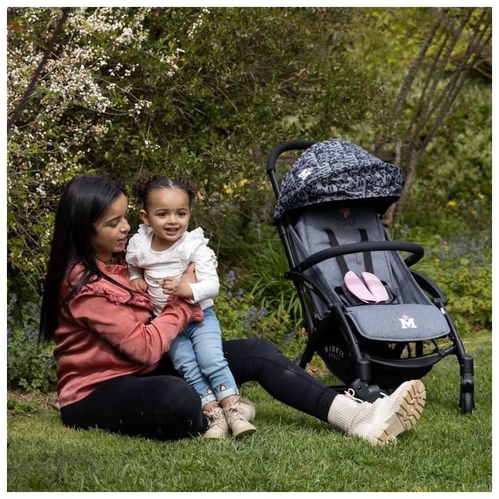 NANIA Poussette compacte Lili - 0-36 mois - Inclinable et légere - Di