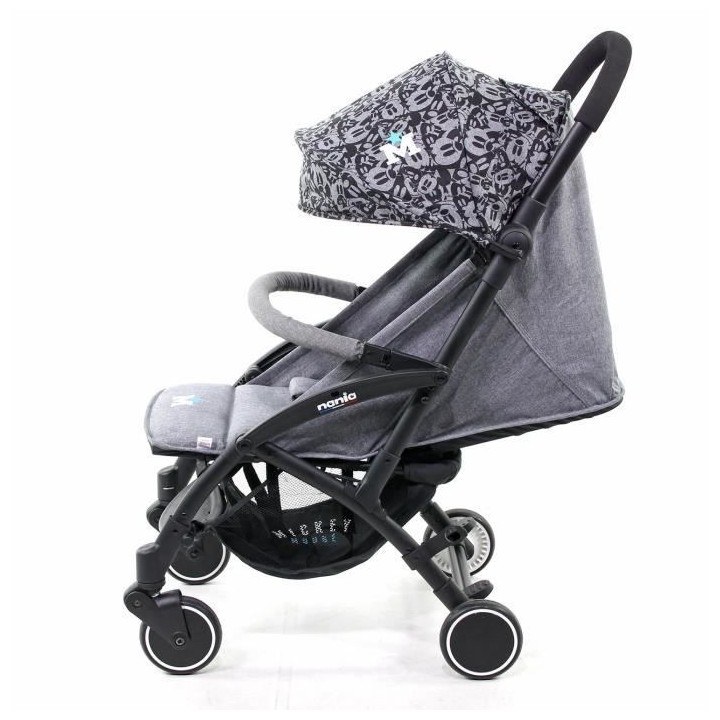 NANIA Poussette compacte Lili - 0-36 mois - Jusqu'a 15kg - Dossier ré