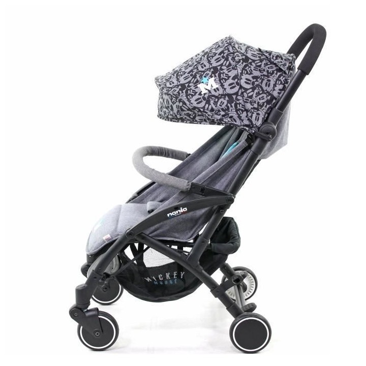 NANIA Poussette compacte Lili - 0-36 mois - Jusqu'a 15kg - Dossier ré