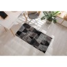 Tapis Petit - Motif géométrique - Gris - 100% polyester - 70 x 180 cm - Intérieur - NAZAR