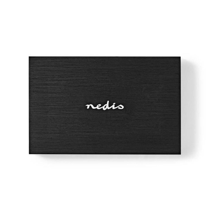 NEDIS Boîtier pour Disque dur - 2,5 - USB 3.1 - 6 Gbit/s - Noir
