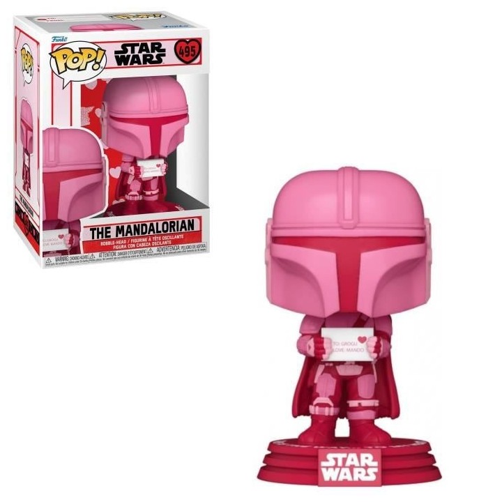 Figurine Funko Pop! Star Wars: Valentines S2- Mandalorian