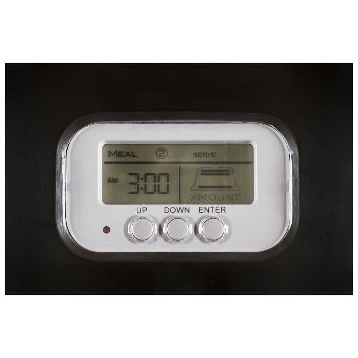 EYENIMAL Distributeur automatique de croquettes 45x20x47 cm - Noir - P