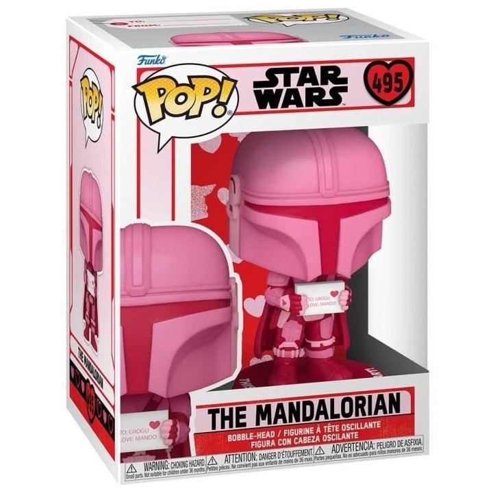 Figurine Funko Pop! Star Wars: Valentines S2- Mandalorian