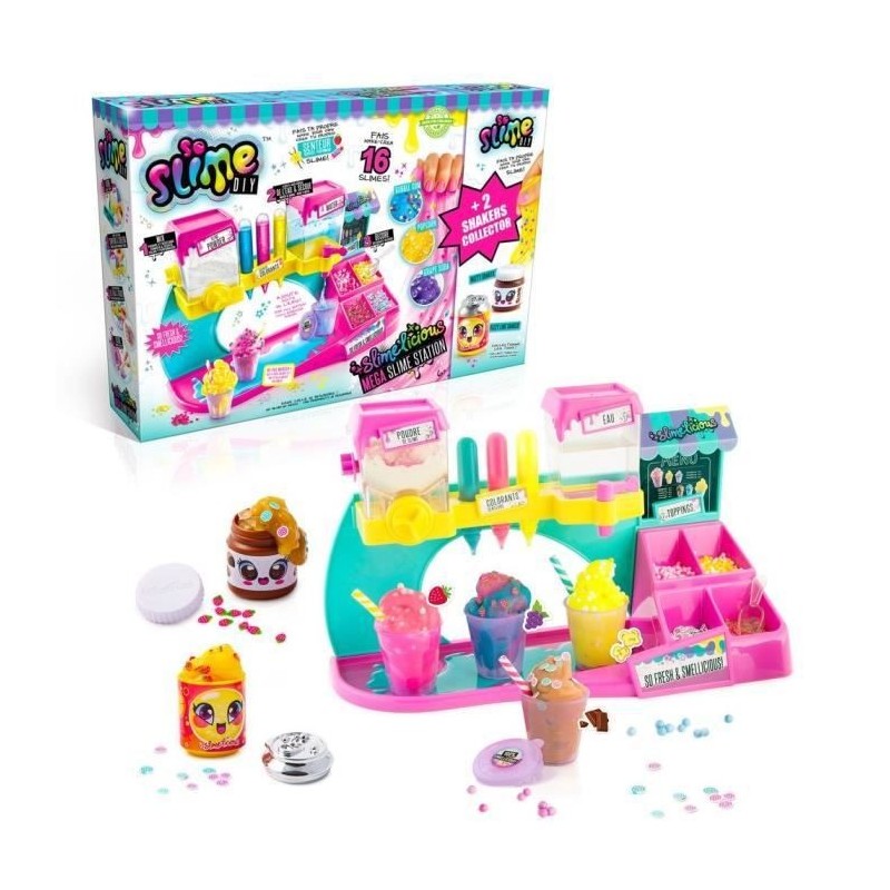 CANAL TOYS - So DIY So Slime Slimelicious Factory Méga - Fabrique créé et décore tes slimes gourmandes - SSC055 - 6ans et +